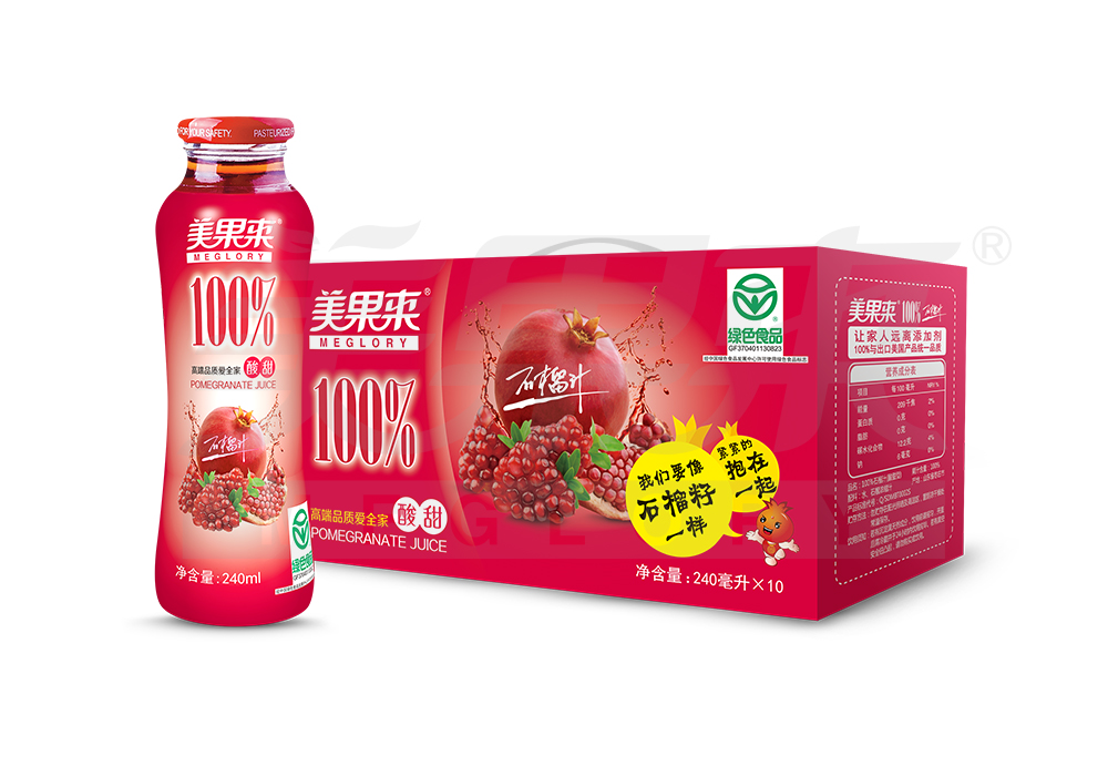 美果来100%酸甜石榴汁
